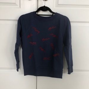Jcrew Oui Non sweatshirt XXS